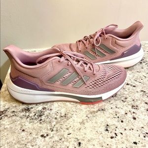 Womens Adidas EQ21 Run Shoes - Sz 10.5 - Magic Mauve